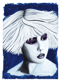 Image 3 of Chiana - Farscape - Original Art Gouache Painting