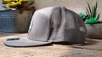 Image 2 of WJ Overland black logo grey hat