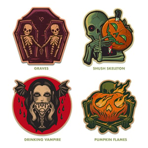 Image of DRAWLOWEEN Stickers 