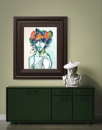 Image 1 of Woman with Flowers