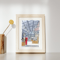 Image 3 of Iceland Skates- Poster Print