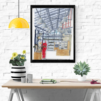Image 1 of Iceland Skates- Poster Print