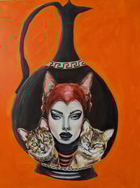 Vase of Bastet - postcard print