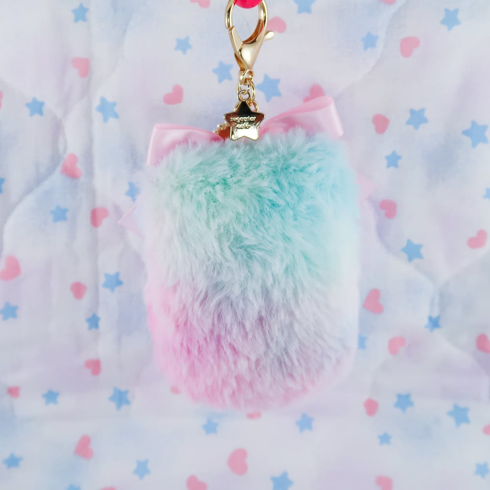 Soft Plush Paw Keychain