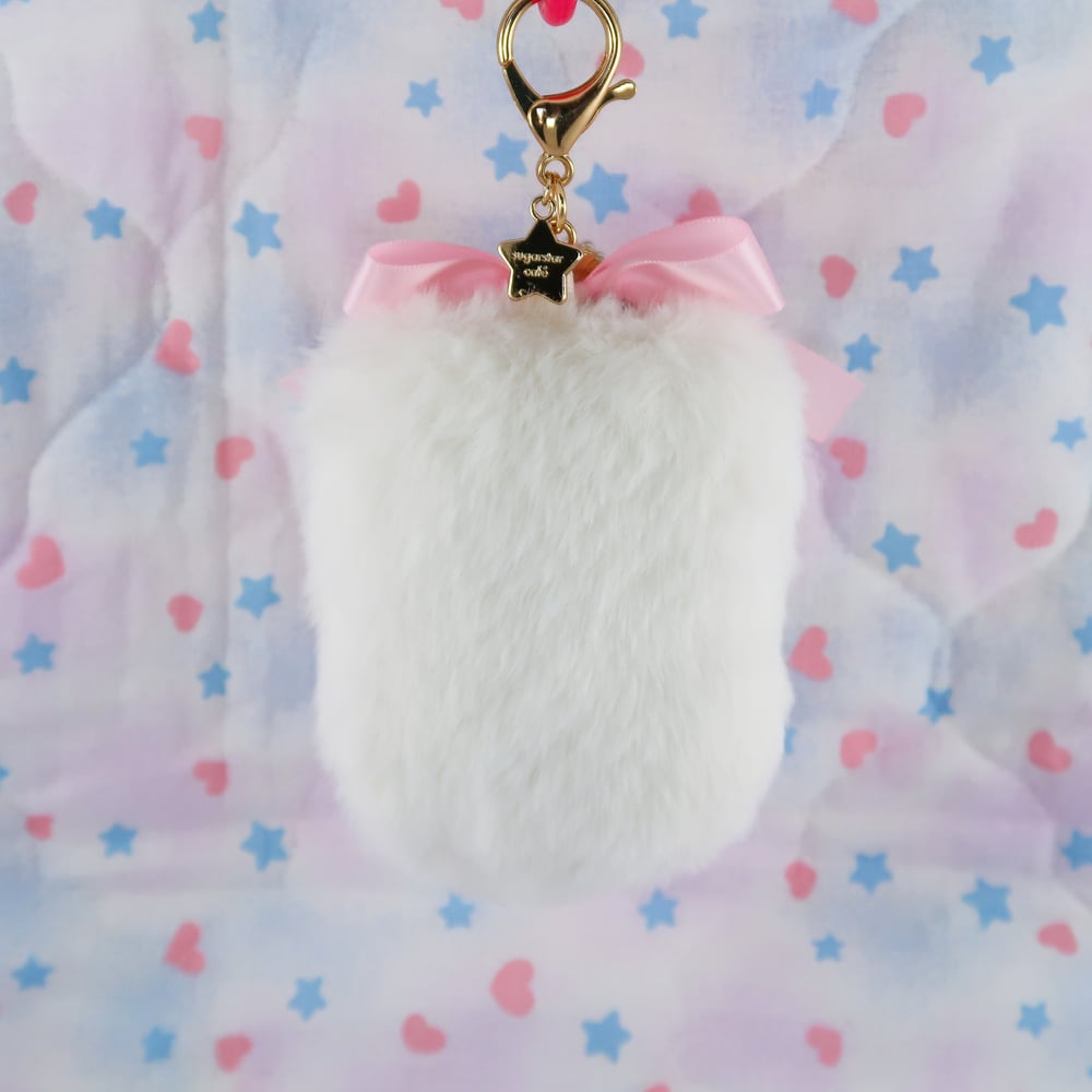 Soft Plush Paw Keychain