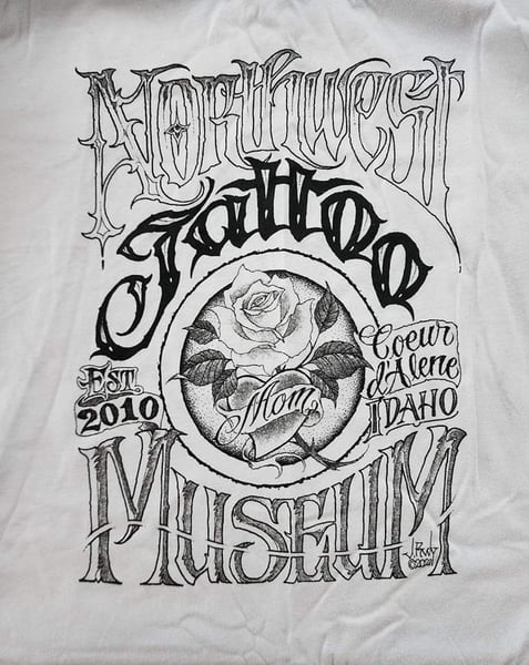 Image of Jack Rudy Design Northwest Tattoo Museum T-Shirt
