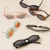 Image 2 of Chunky Round Crystal Sunglasses