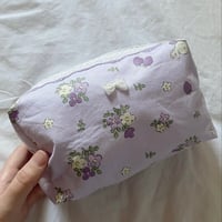 Image 2 of “wisteria bunny” makeup bag