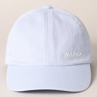 Image 2 of Kids Mini Embroidered Baseball Cap