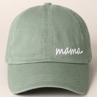 Image 2 of Mama Embroidered Baseball Cap