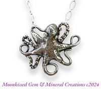 My Octopus Friend Fine Silver Pendant