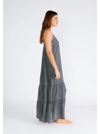 Image 2 of Grey Vintage Wash Maxi Dress