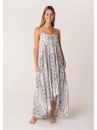 Image 1 of Bohemian Floral High Low Maxi Dress