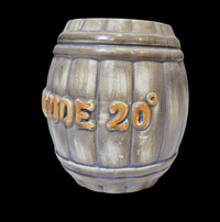 Image 2 of Vintage Latitude 20 OMC Rum Barrel Mug FREE SHIPPING 