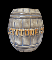 Image 1 of Vintage Latitude 20 OMC Rum Barrel Mug FREE SHIPPING 