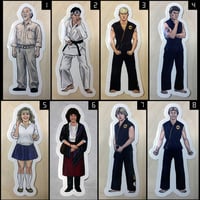 Image 1 of (16) In The Valley Character Stickers #1 • Kiss Cut • 3 Sizes