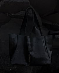 Image 3 of BLACK CROC LEATHER BAG