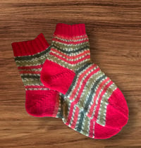 Image 3 of Hand knit socks size 5-7 adult £12.50 West Yorkshire spinners wool 