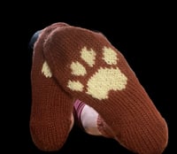 Image 3 of Paw print 🐾 sock size  6-8 adult acrylic 