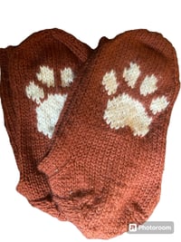 Image 4 of Paw print 🐾 sock size  6-8 adult acrylic 