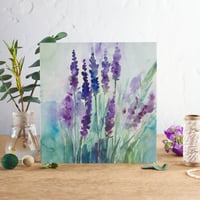 Image 1 of Lavender Field Greetings Card