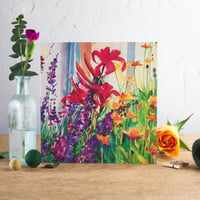 Image 1 of Lavender and Lillies Greetings Card
