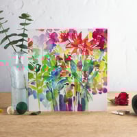 Image 1 of Dahlias Greetings Card