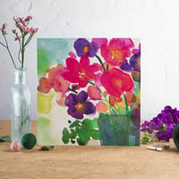 Image 1 of Anemones Greetings Card