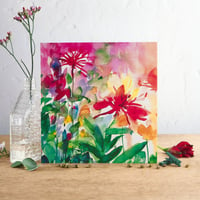 Image 1 of Garden Bright and Blowy Greetings Card