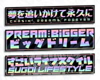 バンパー CHASIN // BIGGER // LIFESTYLE (HOLO)