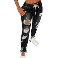 Image 4 of Pencil Demin Pants 