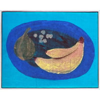 Image 1 of Blue Plate of Fruit