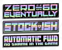 バンパー ZERO - 60 // STOCK-ISH // AUTO FWD (HOLO)