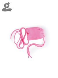 Image 3 of Pink Bikini Embroidery Wedge Heel Flip-Flops