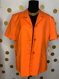 Image 3 of Le Suit Orange Blazer : Size M