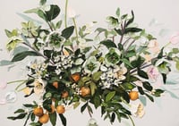 Image 1 of SPRING FLOWERS AND ORANGES - GICLÉE PRINT