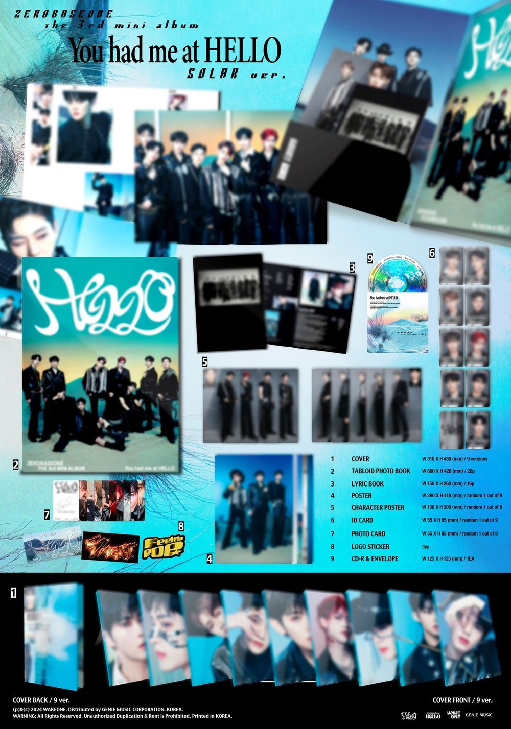 Image of ZEROBASEONE You Had Me At Hello Solar Ver.