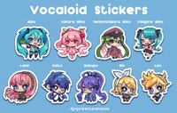 Image 2 of Vocaloid Stickers