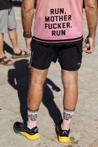 Image 4 of Calcetines RUN, MOTHERFUCKER, RUN rosas.