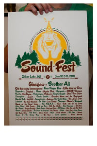 Image of SoundFest 2011 Screen Printed Poster