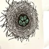 Frankie Brown Prints - "Nest"
