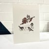 Frankie Brown Prints - "Winter Sparrows"
