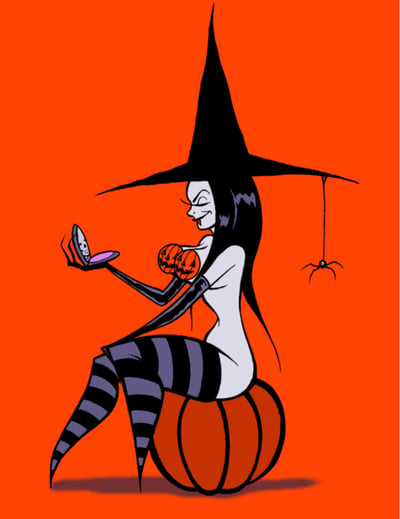 Image of BEWITCHED - signed print 