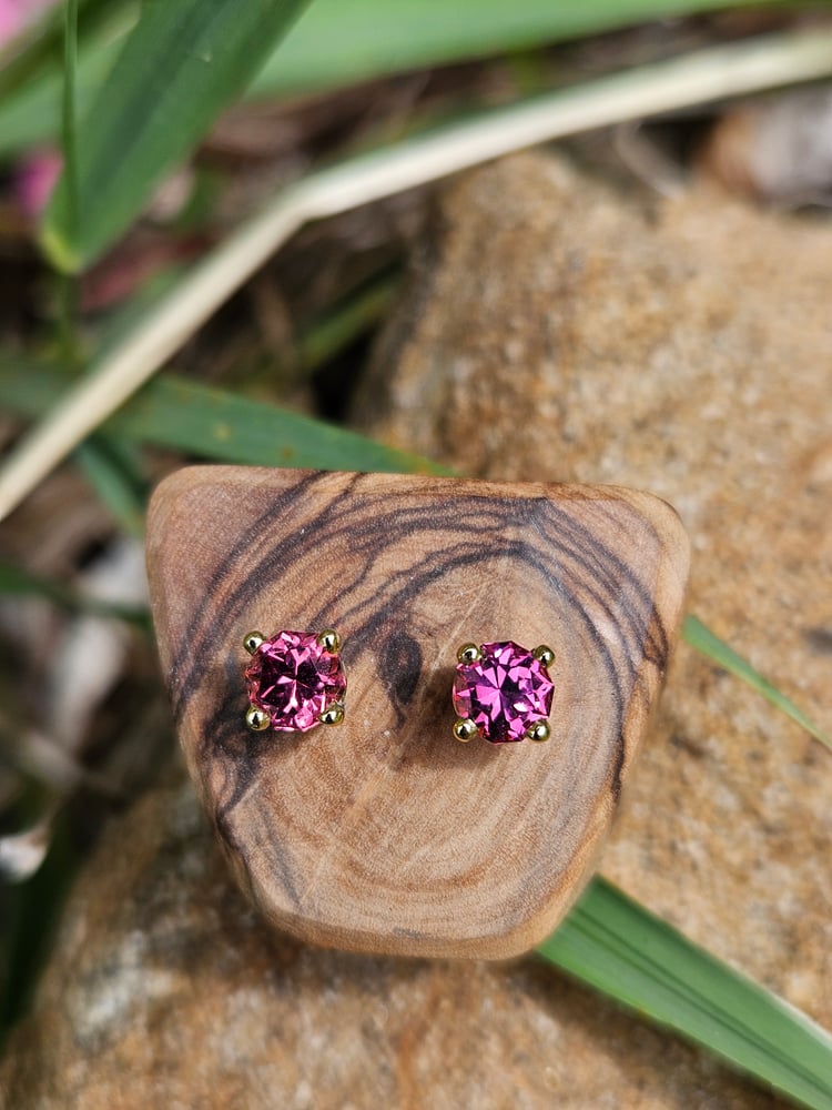 Image of Rhodolite Garnet Earrings 
