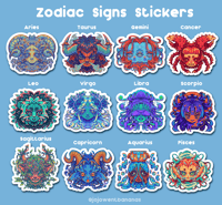 Image 2 of Zodiac Signs Stickers