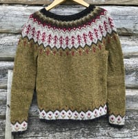 Image 3 of Midhalda - Icelandic wool sweater - Golden heather - Ready to ship