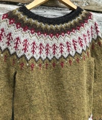 Image 1 of Midhalda - Icelandic wool sweater - Golden heather - Ready to ship