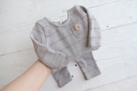 Image 1 of Marcel grey romper / newborn size