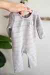 Marcel grey romper / newborn size