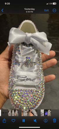 Image 2 of Flower Girl Converse Baby/Toddler 